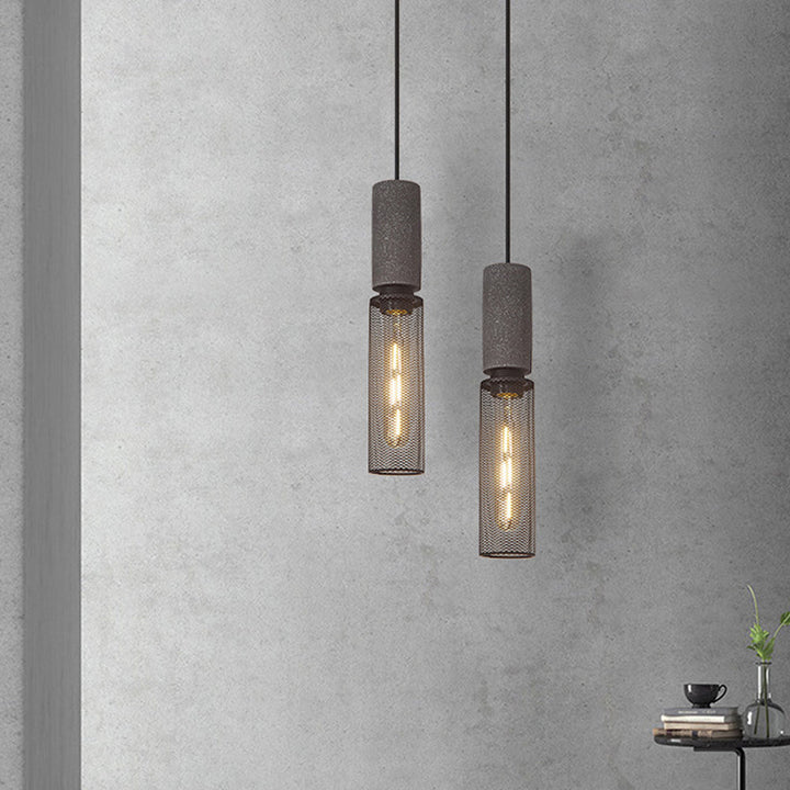 Modern Iron Grey Hanging Light Pendant Lampshade | Kalsten