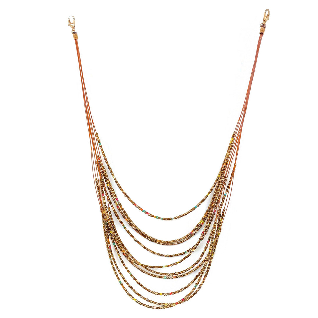 Multilayered Beaded Necklace Kalsten