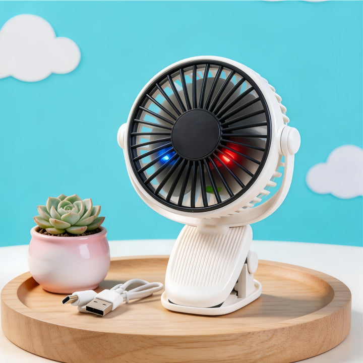 Ladies Portable Table Fan with Cute Design and USB Connection Kalsten