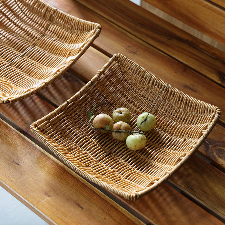 Handwoven Decorative Serving Basket Kalsten