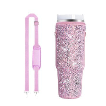 Ladies Glittering Insulated Bottle Case Kalsten