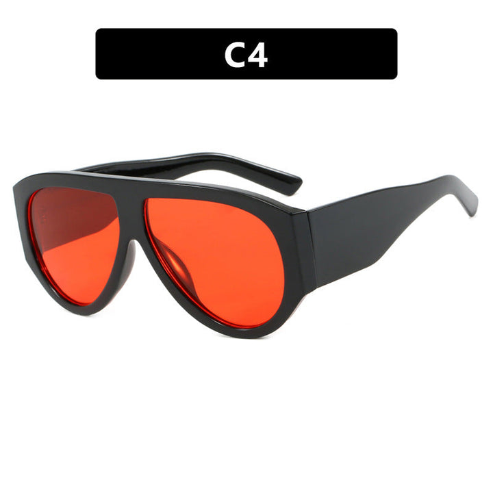 Ladies fashionable sunglasses in modern design with wide frame Kalsten