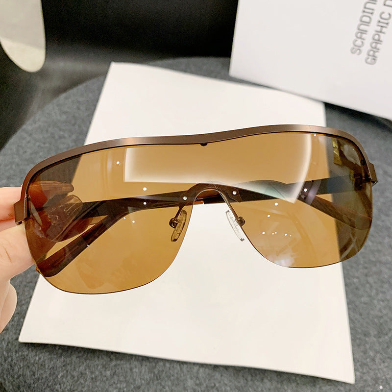 Women futuristic sunglasses with elegant minimalist design Kalsten