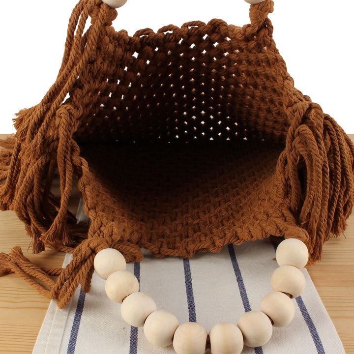 Creative crochet handbag with decorative fringes Kalsten