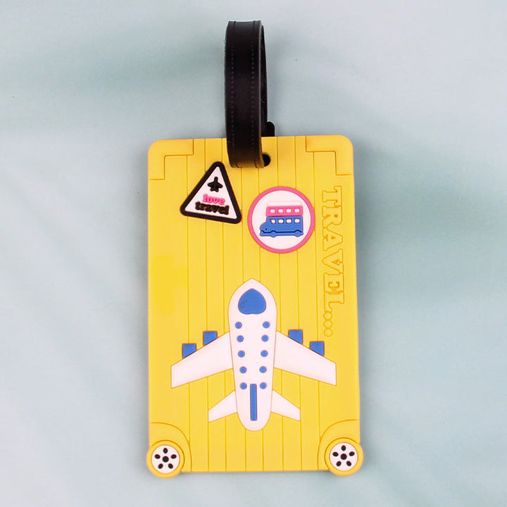 Fun Airplane-Themed Luggage Tag Kalsten
