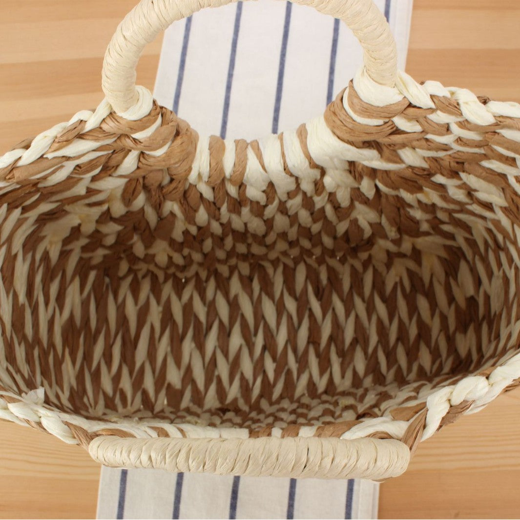 Wicker bag in modern design with artistic weaving Kalsten
