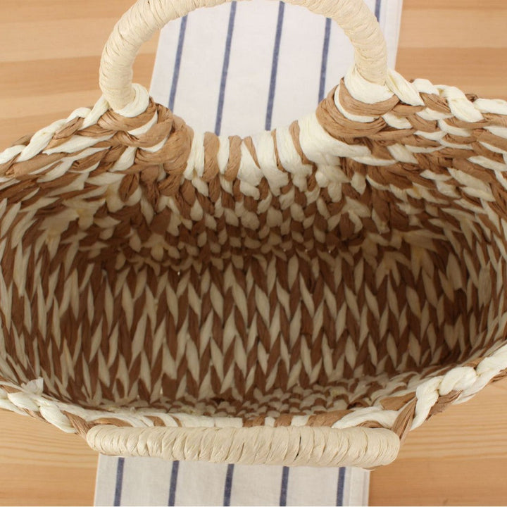 Wicker bag in modern design with artistic weaving Kalsten