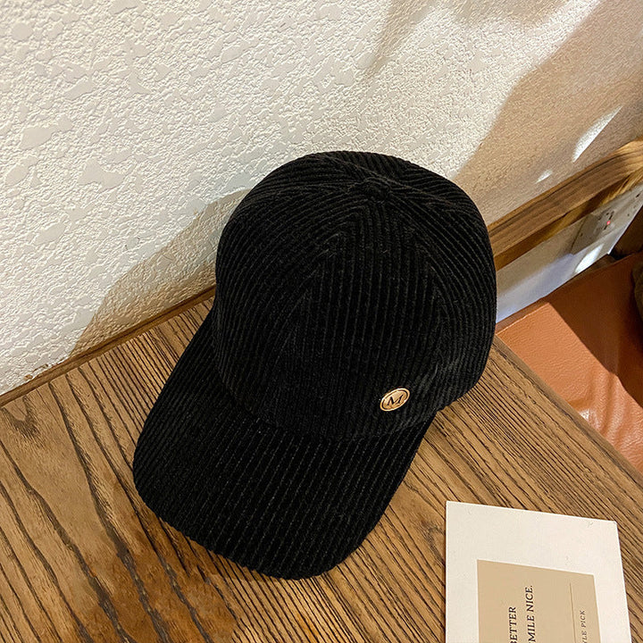 Women's Textured Corduroy Baseball Cap Kalsten