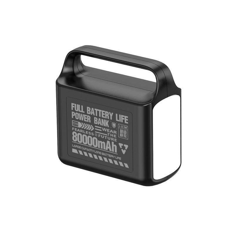 Portable power bank with integrated LED lighting and high capacity Kalsten