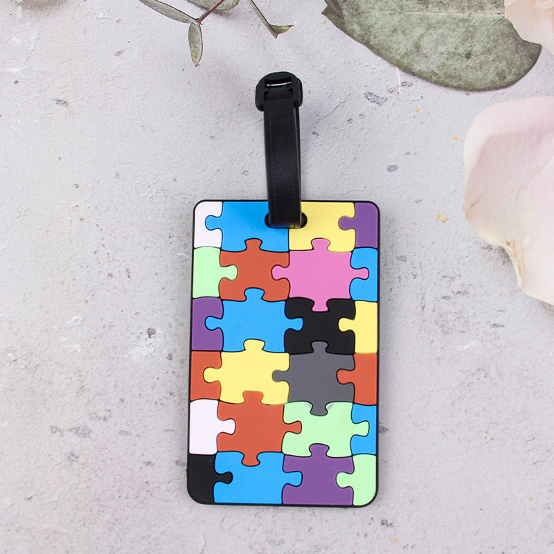 Geometric Pattern Luggage Tag Kalsten