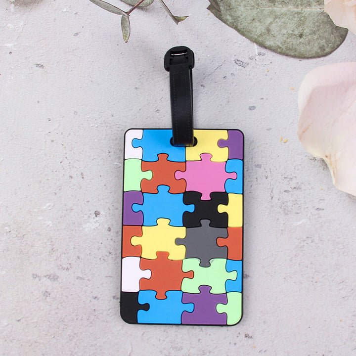 Geometric Pattern Luggage Tag Kalsten