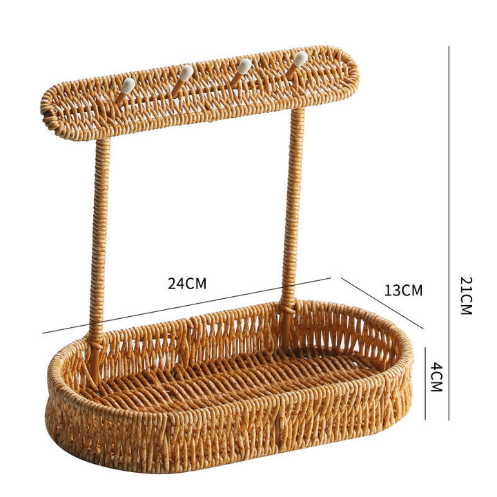 Unisex Versatile Storage Basket with Hooks Kalsten