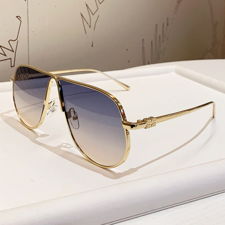 Men's Luxurious Oversized Aviator Sunglasses Kalsten