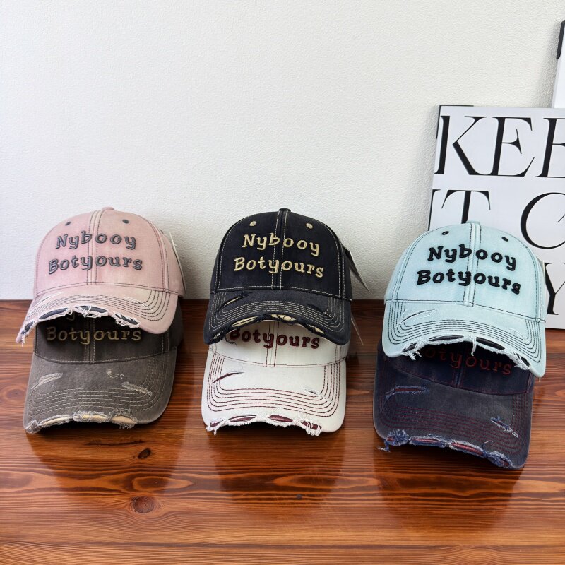 Women's Distressed Adjustable Baseball Cap Kalsten