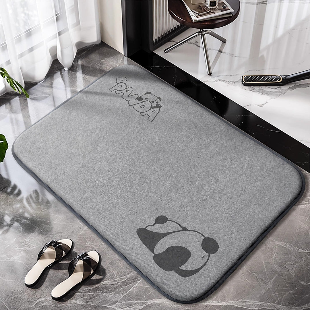 Non-slip bathroom rug with charming design Kalsten