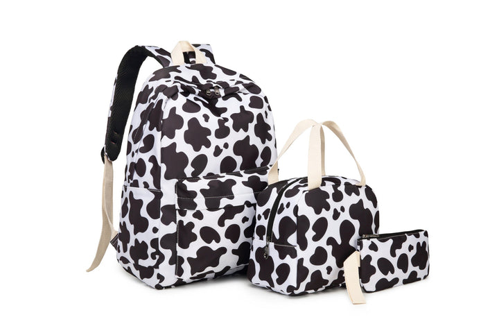 Stylish Leopard Print Backpack and Accessory Set Kalsten