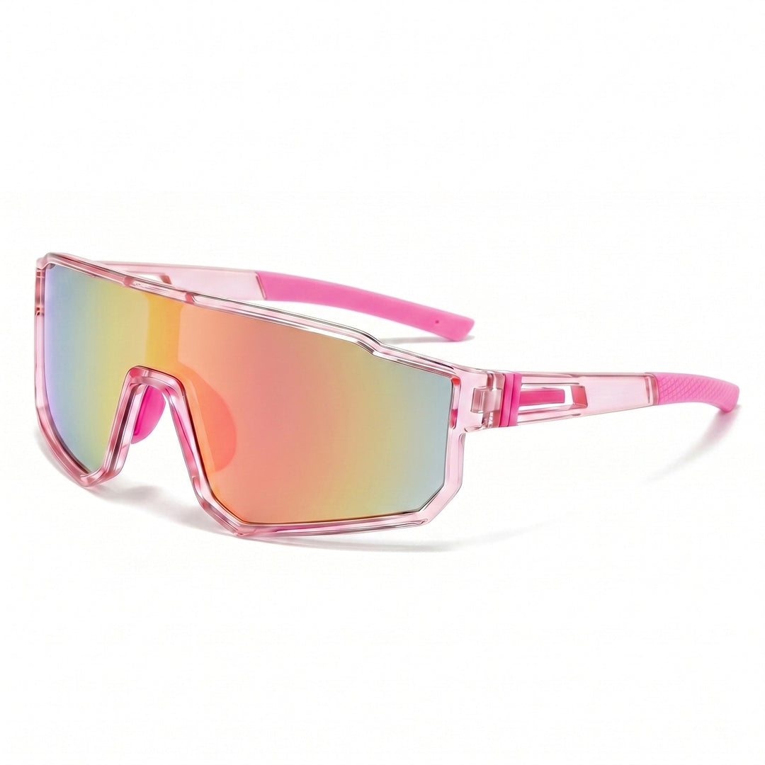 Women's sporty oversized shield sunglasses with UV400 protection, shatterproof polycarbonate lenses and non-slip temples Kalsten