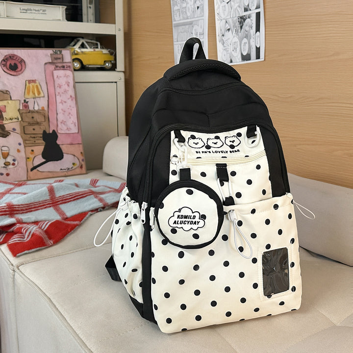 Fun Character-Themed Multi-Pocket School Backpack