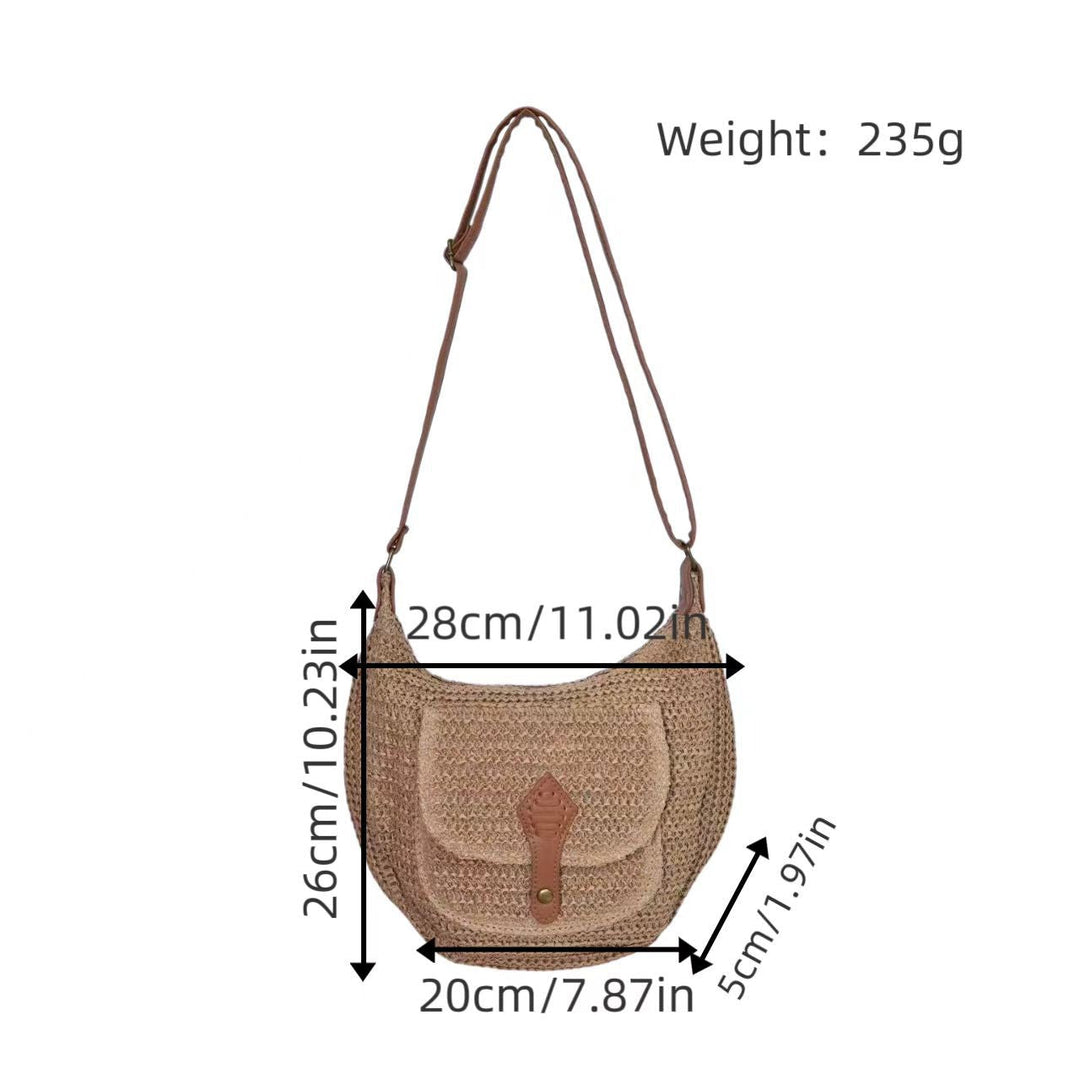 Shoulder bag with leather accents Kalsten