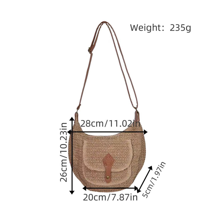 Shoulder bag with leather accents Kalsten
