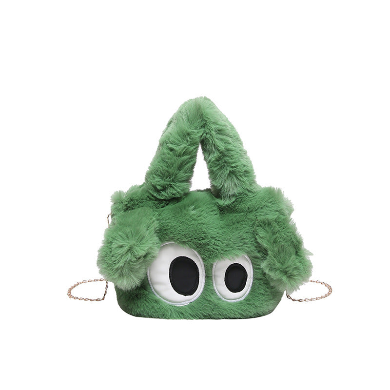 Cozy plush shoulder bag with ear application Kalsten