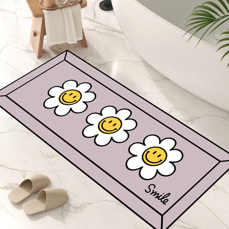 Playful Decorative Bath Mat Kalsten