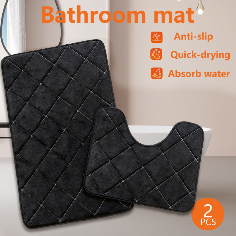 Luxury Quick-Drying Bathroom Mat Set Kalsten