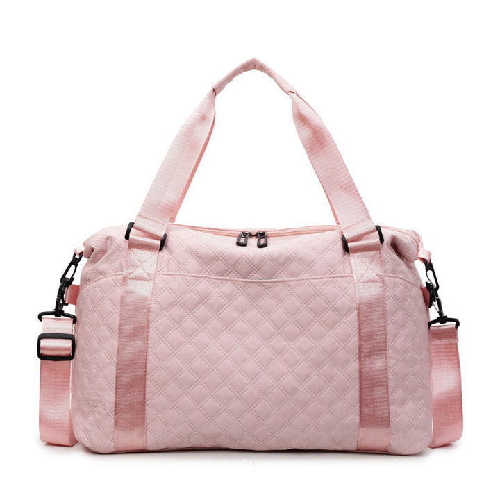 Quilted Fabric Travel Duffle Bag Kalsten