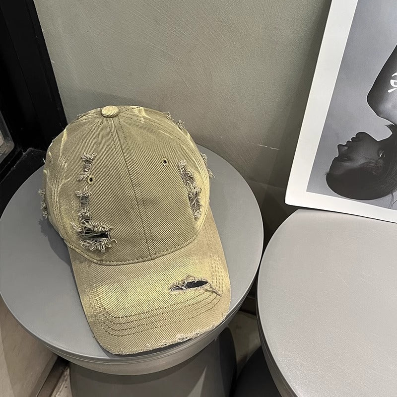 Men's Distressed Denim Cap Kalsten 1784188541