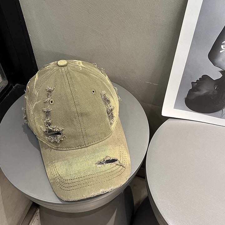 Men's Distressed Denim Cap Kalsten 1784188541