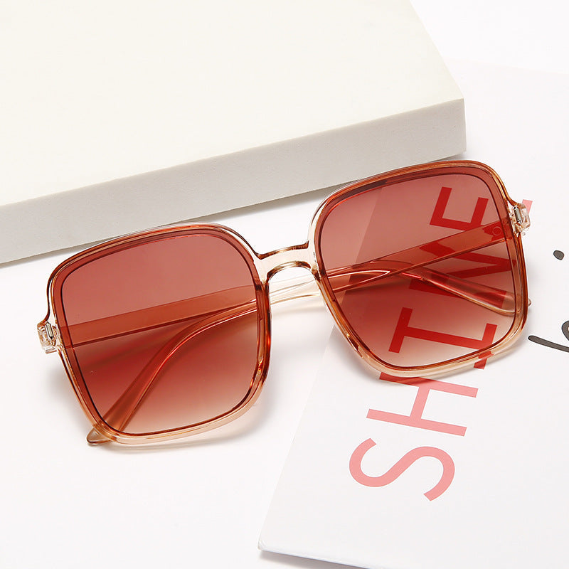 Women's large square sunglasses with bold pattern Kalsten