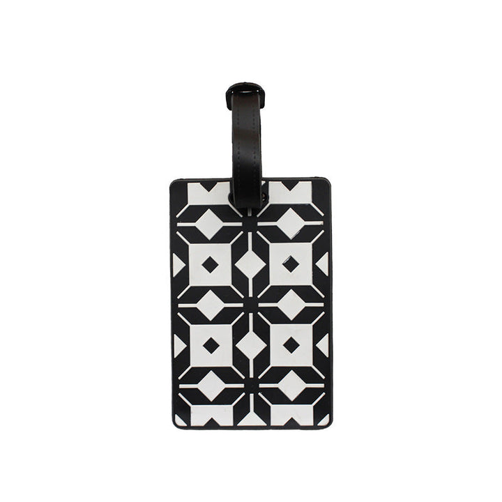 Unisex Luggage Tag with Modern Geometric Design Kalsten