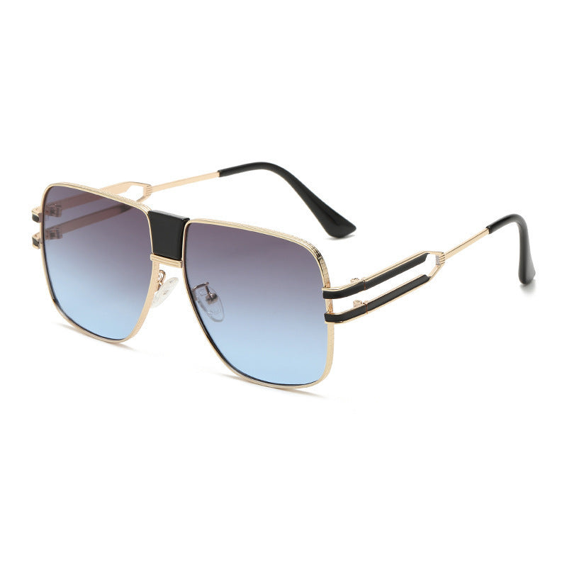 Women modern square sunglasses with elegant metal frame Kalsten