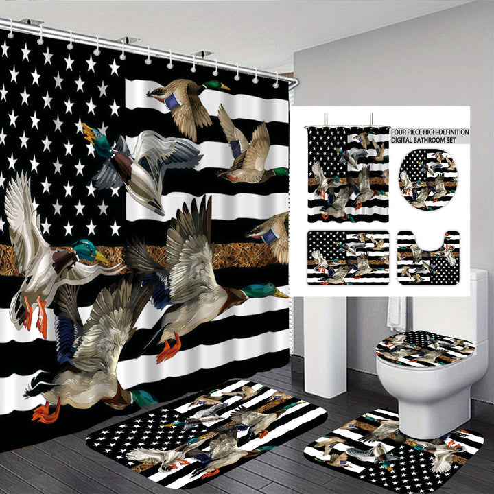 Digital Duck-Themed Bathroom Set Kalsten