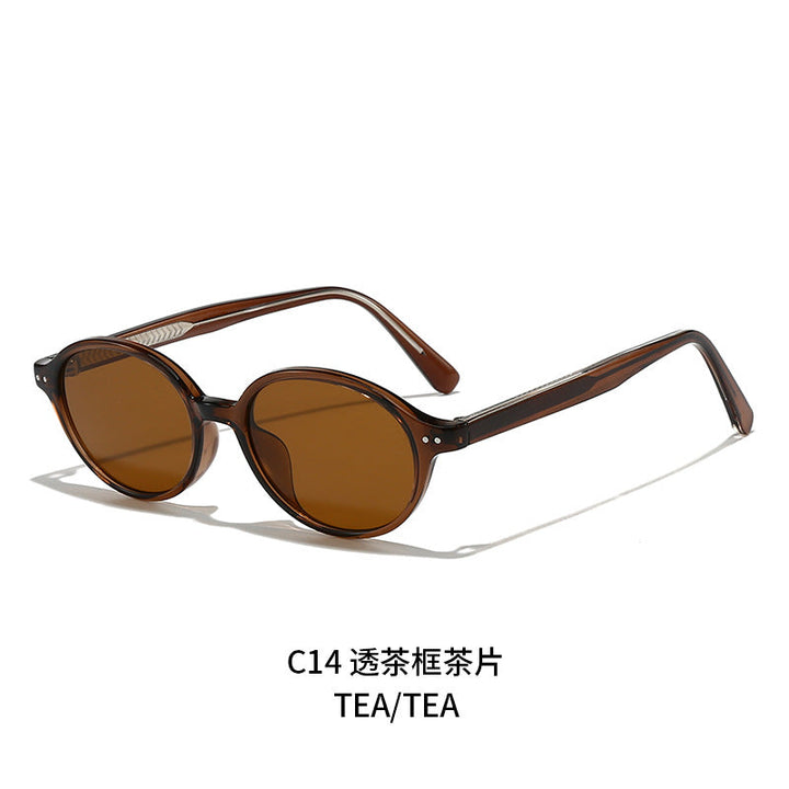 Women's round sunglasses with modern, stylish frame Kalsten