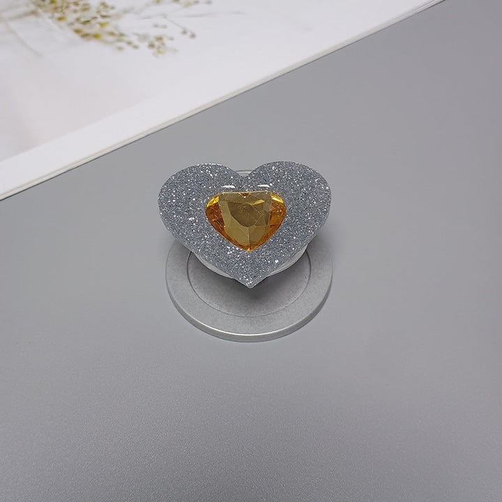Decorative Heart-Shaped Phone Grip Kalsten