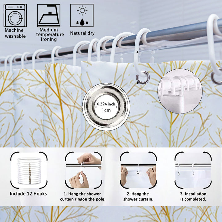 Digital Botanical Bathroom Décor Set Kalsten