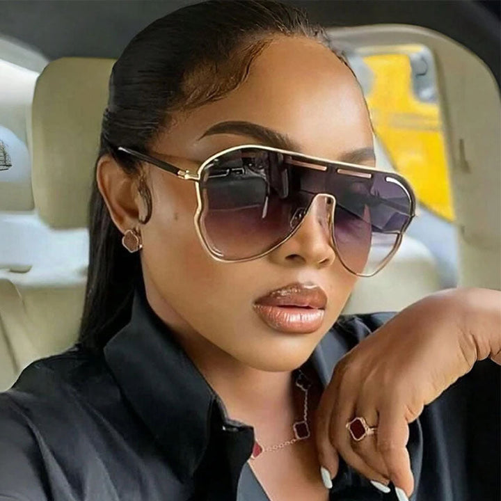Men's Aviator-Style Shield Sunglasses Kalsten