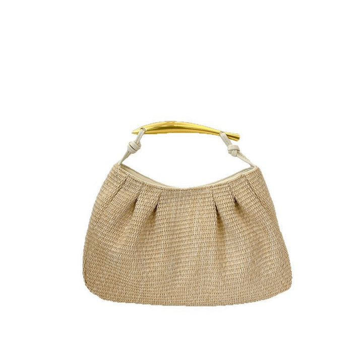 Handbag with Elegant Wooden Handle Kalsten
