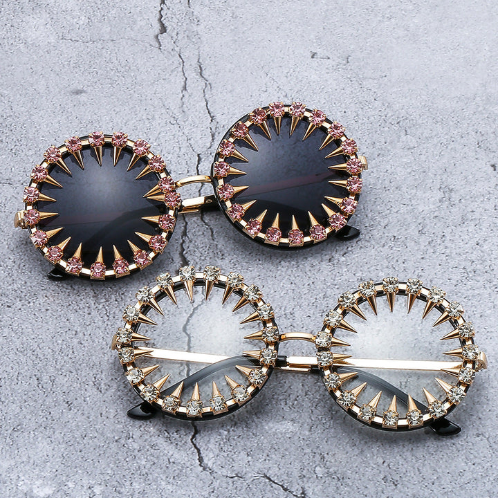 Women’s creative and eye-catching sunglasses with spikes and rhinestone details Kalsten