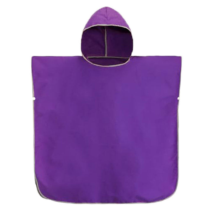 Water-repellent hooded poncho Kalsten