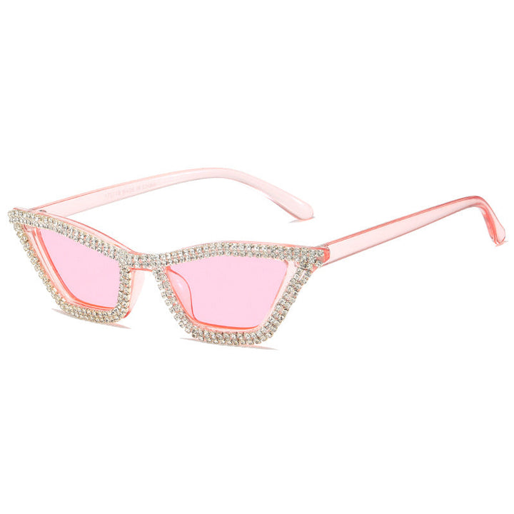 Women extravagant Cat-Eye sunglasses with sparkling crystal frame Kalsten