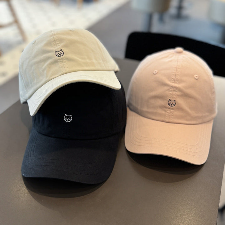 Unisex Cute Cat Embroidered Baseball Cap Kalsten