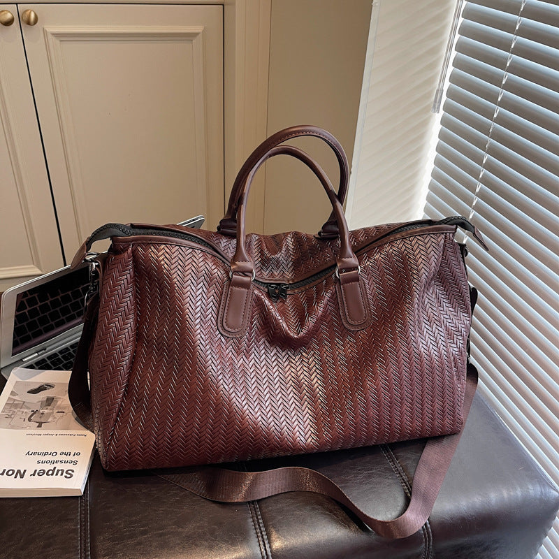 Noble and Durable Travel Bag in Modern Wave Pattern Kalsten