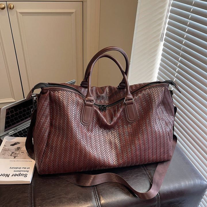 Noble and Durable Travel Bag in Modern Wave Pattern Kalsten