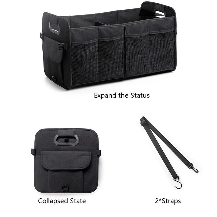 Organizer storage basket with side compartments Kalsten