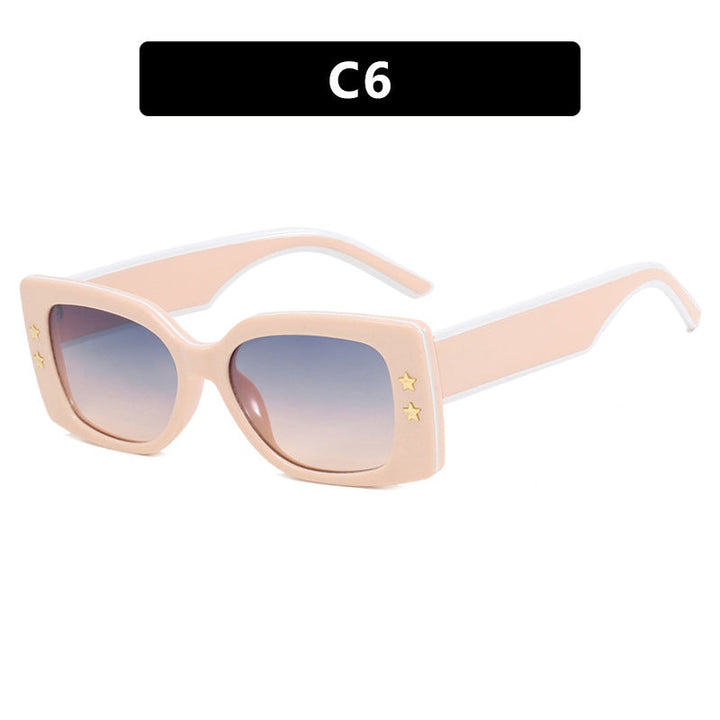 Ladies extravagant square sunglasses with stylish details Kalsten