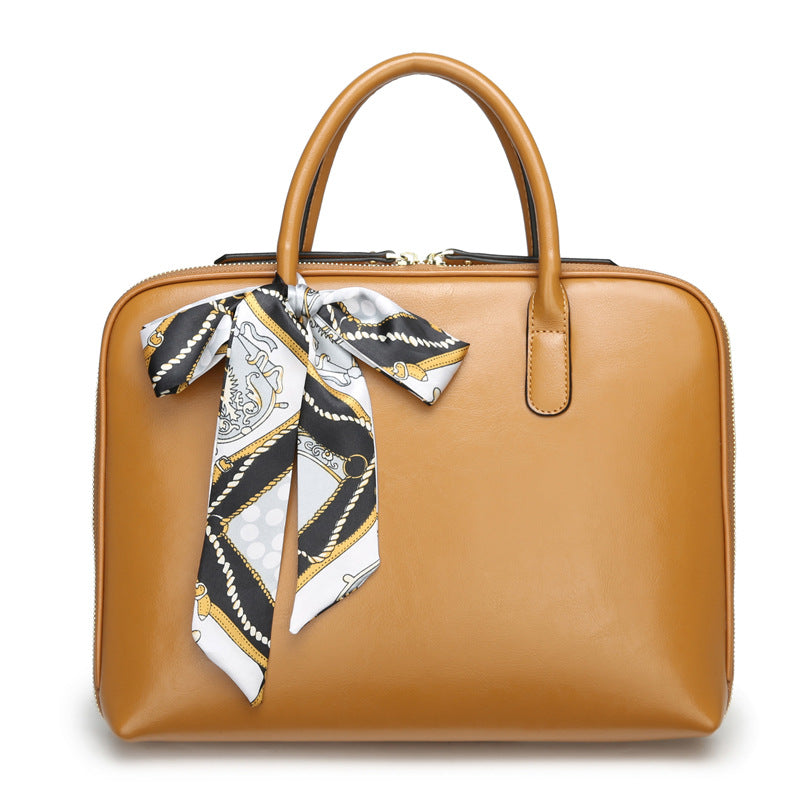 Elegant Handbag with Fashionable Scarf Kalsten
