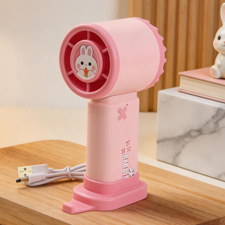 Ladies portable mini hand fan in cute bunny design Kalsten