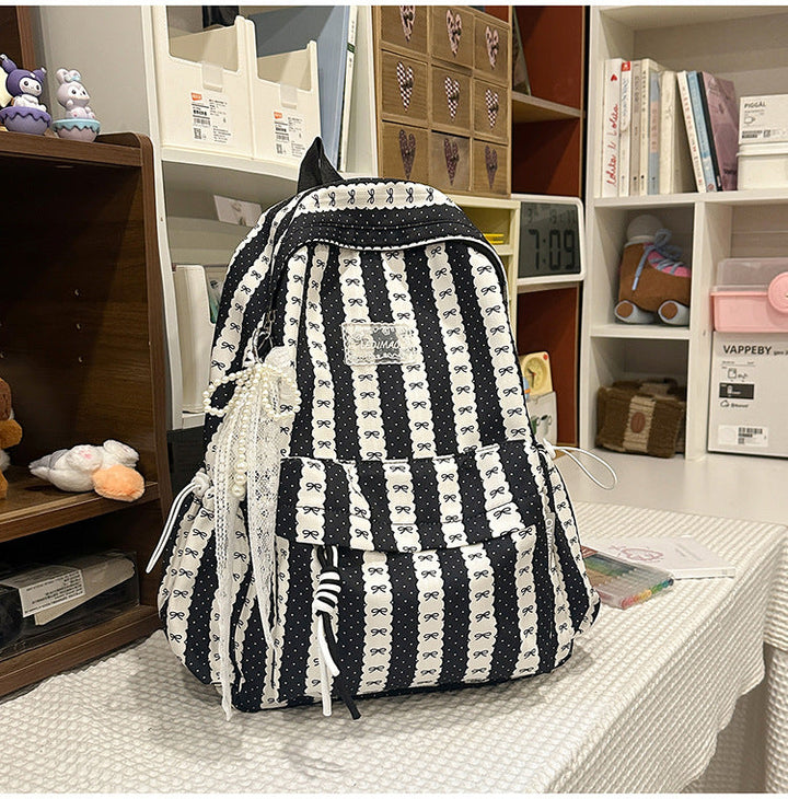 Casual Patterned School Backpack